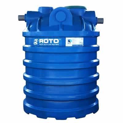 bồn tự hoại đứng nhựa roto st3000v (3000 lít) - giải pháp xử lý quy mô lớn