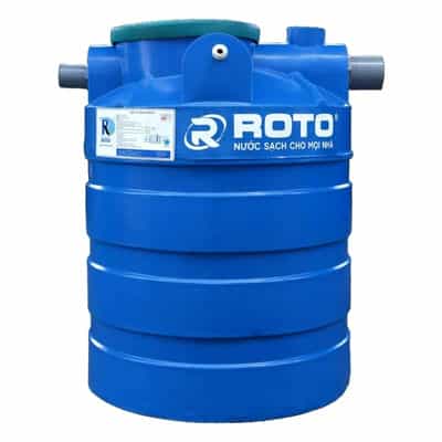 bồn tự hoại đứng nhựa roto st500v (500 lít) xử lý thông minh