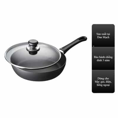 Chảo chống dính Scanpan Classic 20cm kèm nắp Greentek