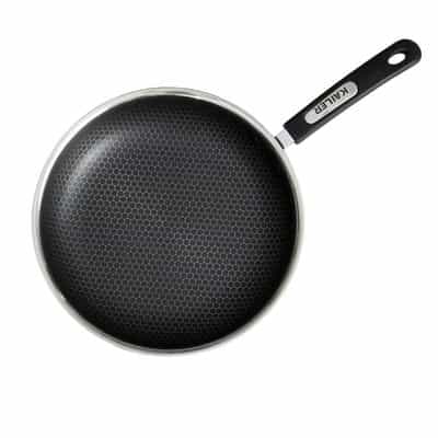 Chảo chống dính Kailer KL-188 26cm inox 304 vân đá tổ ong