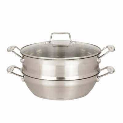 Chảo inox sâu lòng Scanpan Impact 32cm đáy 3 lớp, có nắp