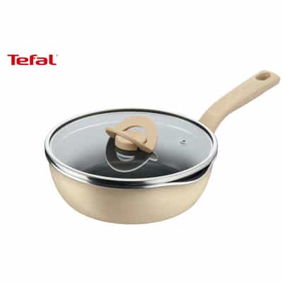 Chảo nhôm có nắp TEFAL G1678795 24cm chống dính Titanium