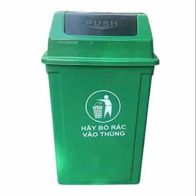 COMBO 10 THÙNG RÁC NẮP LẬT NHỰA NT TR-XL60-PUSH
