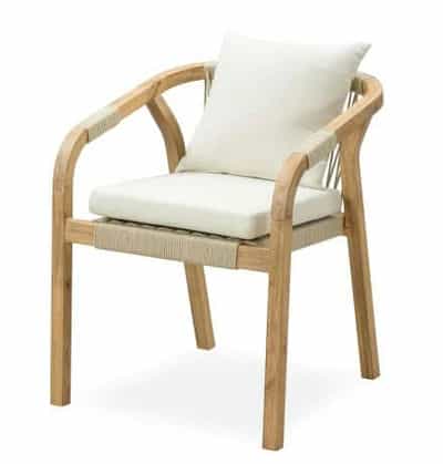 Combo 4 ghế tựa cafe APPNT GT-001 gỗ teak đan dây dù