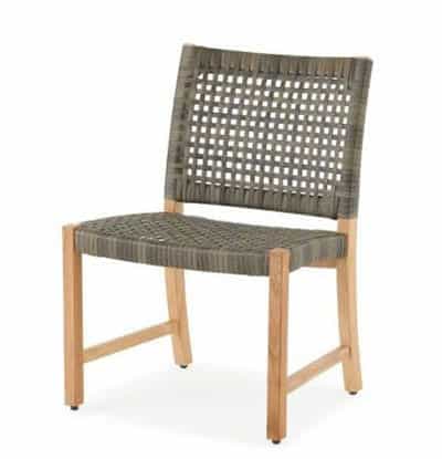 Combo 4 ghế tựa cafe APPNT GT-002 gỗ teak đan dây dù