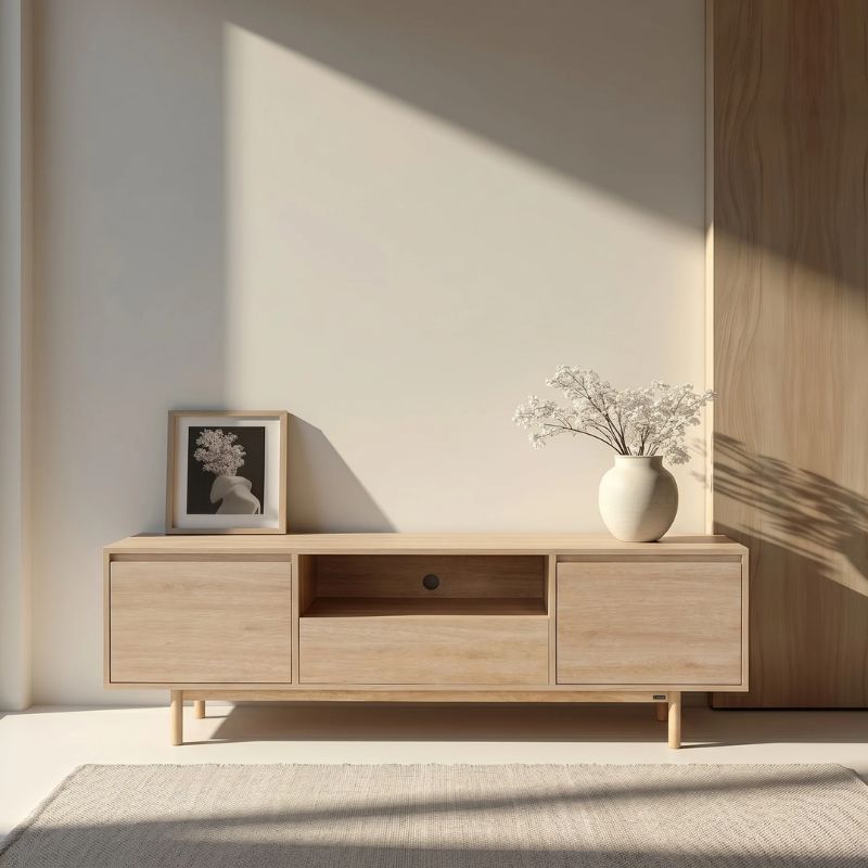 cốp tivi gỗ mdf phủ melamine homo 1.6 mét mftcbjn01.1016