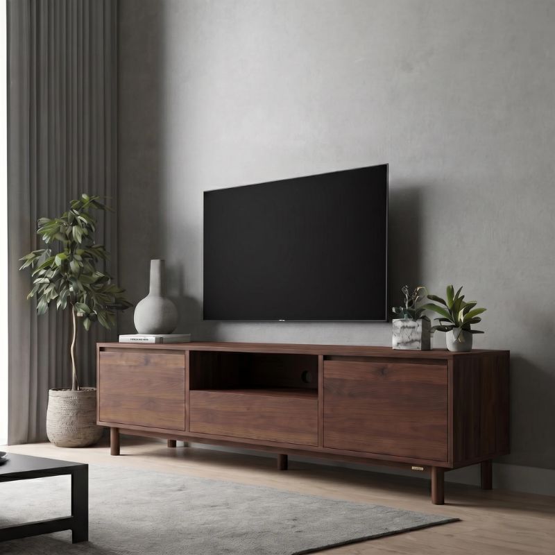 cốp tivi gỗ mdf phủ melamine homo 1.8 mét mftccco01.b18