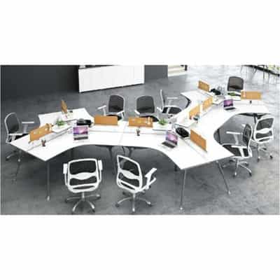 Cụm bàn làm việc MFC Chi Lai BLVN-GUT-66-3010 3m cho 3 người