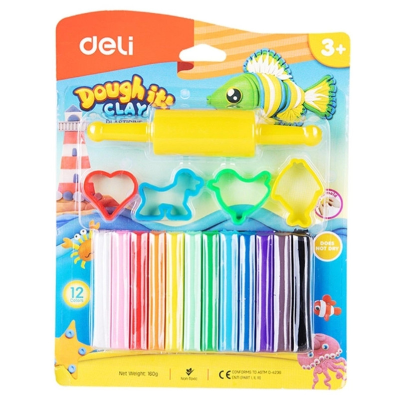 đất sét 12 màu deli ed75041