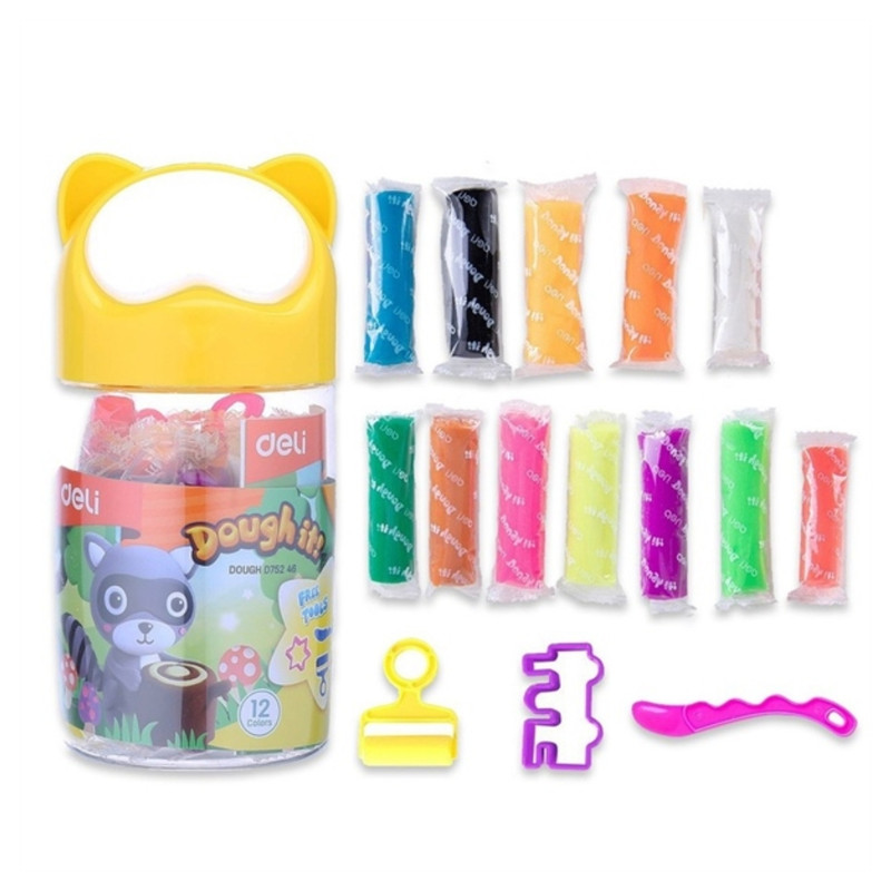 đất sét 12 màu deli ed75246