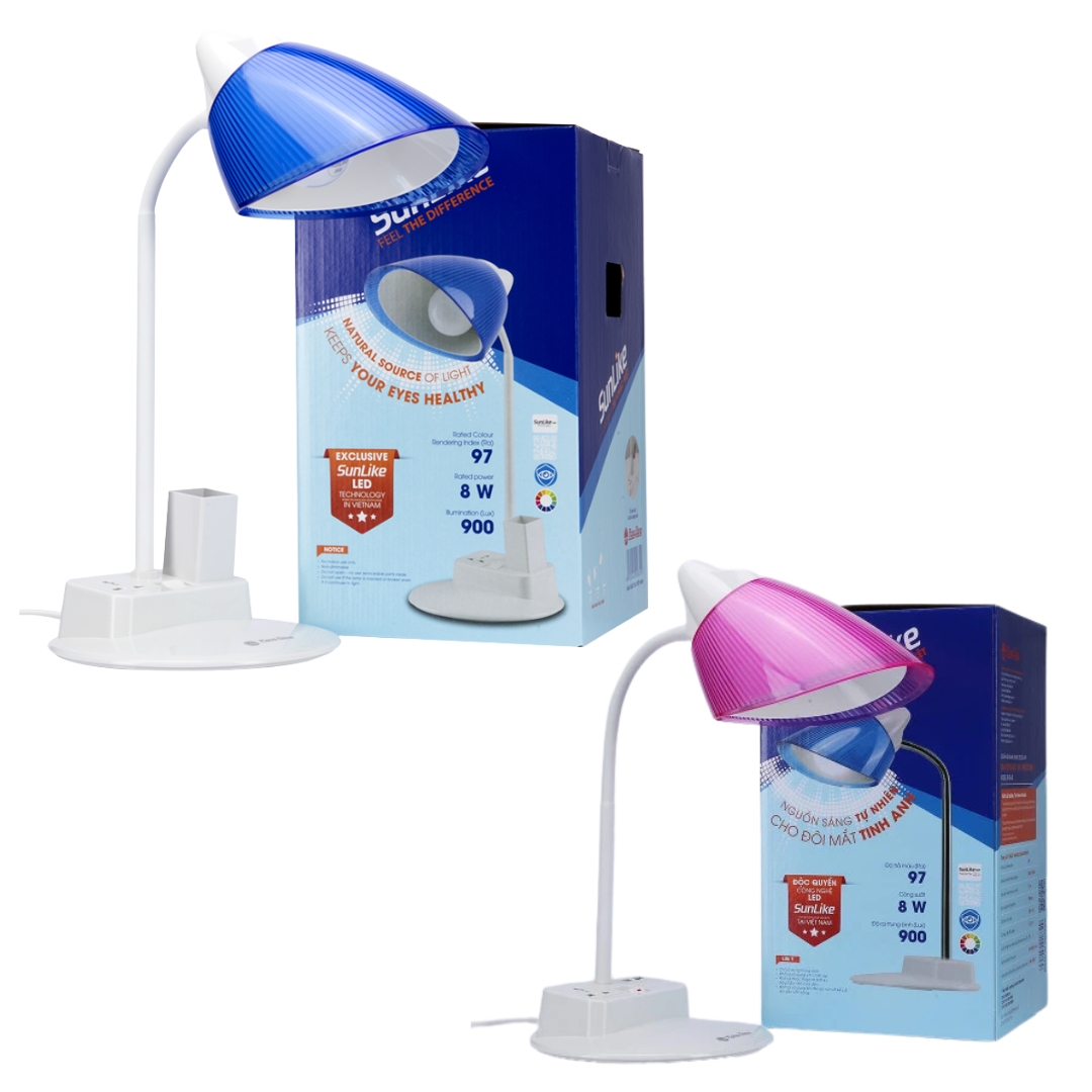 ĐÈN BÀN LED BẢO VỆ THỊ LỰC RẠNG ĐÔNG RD-RL-40 8W - CÔNG SUẤT 8W, ĐỘ RỌI 900 LUX
