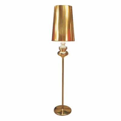 ĐÈN CÂY TRANG TRÍ PHÒNG KHÁCH EUROTO DD-17 - Đèn cây phòng khách sang trọng, ánh sáng trắng/vàng, chất liệu kim loại mạ đồng.