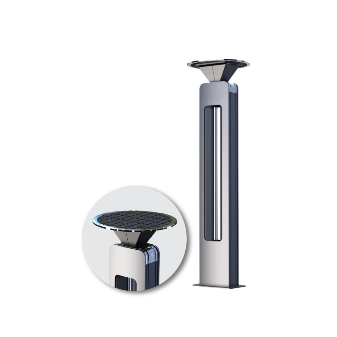 ĐÈN CỘT SÂN VƯỜN NĂNG LƯỢNG MẶT TRỜI RẠNG ĐÔNG DSV01.SL 3W 3000K (IP65)