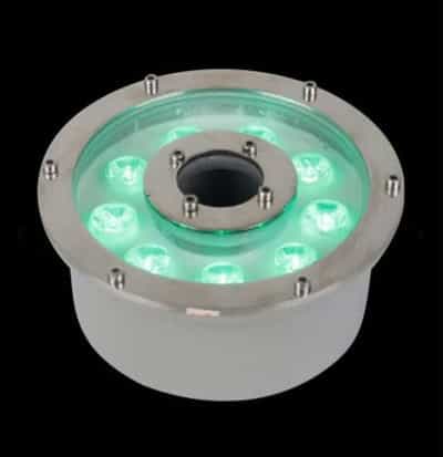 Đèn hồ bơi Euroto HBG-9W-X – Ánh sáng xanh lá, xanh dương, chất lượng cao, bảo vệ IP68