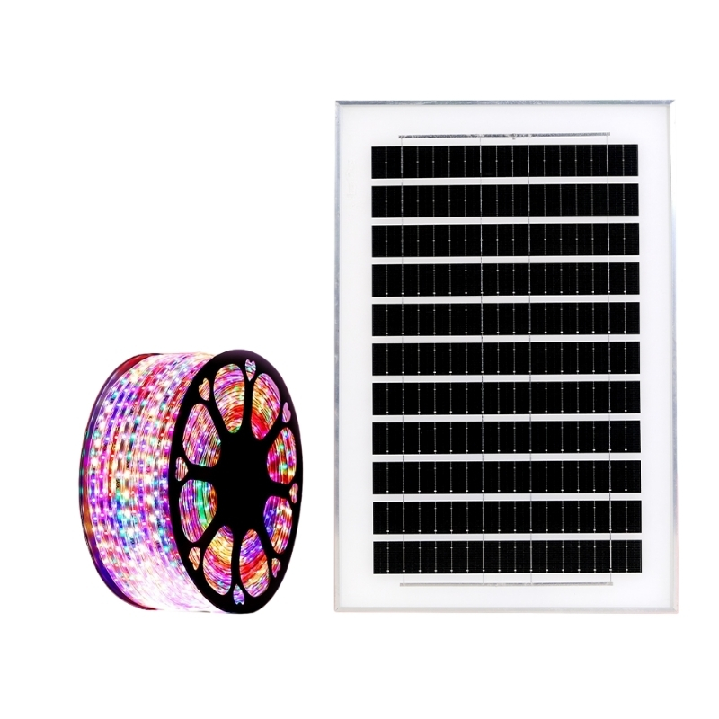 ĐÈN LED NĂNG LƯỢNG MẶT TRỜI MAXSOLAR M-LED10 10M 960 LED NHIỀU MÀU