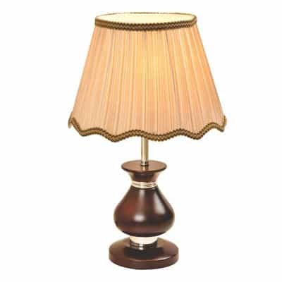 ĐÈN NGỦ TRANG TRÍ EUROTO B-093 - Đèn bàn phòng ngủ, Ánh sáng trắng/vàng, Chất liệu vải và kim loại