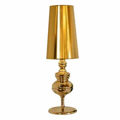 ĐÈN NGỦ TRANG TRÍ EUROTO B-098 | Kim loại mạ đồng | Ánh sáng dịu nhẹ