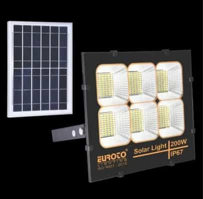 Đèn Pha LED Năng Lượng Mặt Trời Euroto SOLAR-65 200W