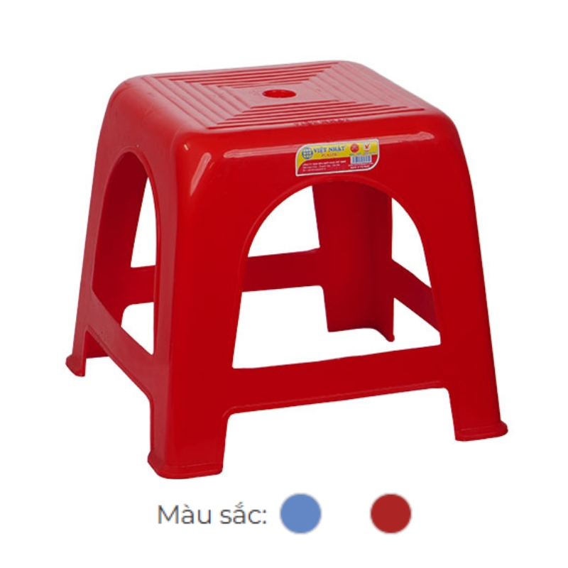 GHẾ ĐẨU THẤP LỖ DÀY VIỆT NHẬT 2116 NHỰA PP NHỎ GỌN