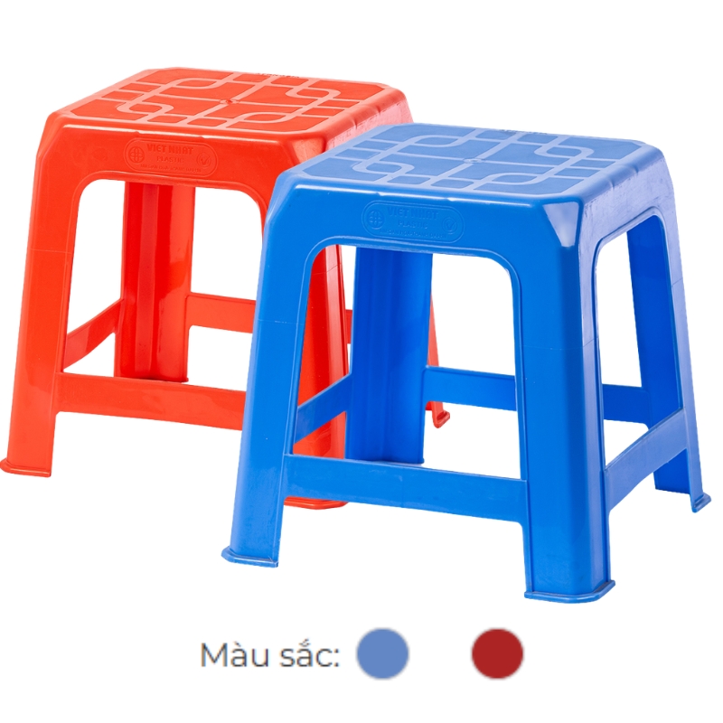 GHẾ ĐẨU THẤP NHỰA VIỆT NHẬT 2111 NHỎ GỌN BỀN CHẮC PP