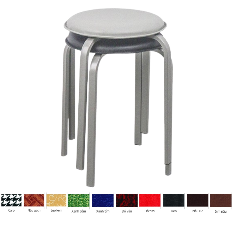 GHẾ ĐÔN PHÒNG ĂN NỘI THẤT 190 D231 KHUNG SƠN TĨNH ĐIỆN
