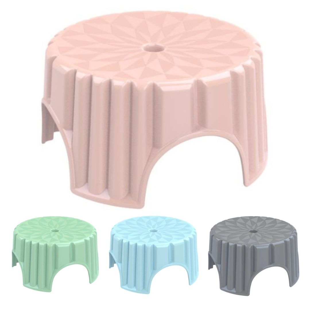 ghế mini tròn sọc nhựa Duy Tân 1568
