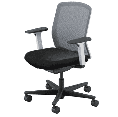 Ghế xoay công thái học UCHIDA Carrisa CR2A-331MWB tự động