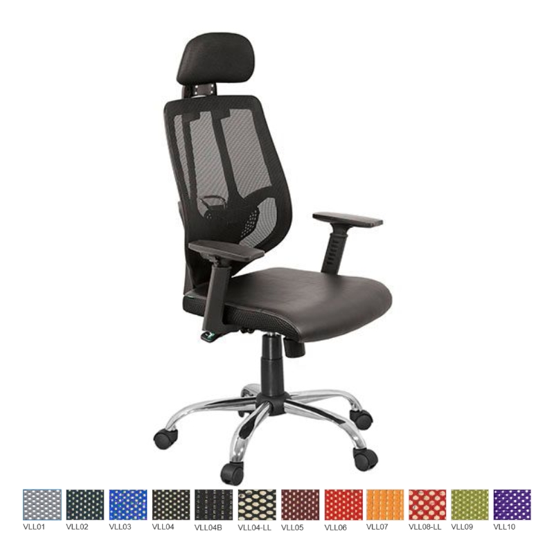 GHẾ XOAY LÃNH ĐẠO NT190 GX404-M (S6) CHÂN SAO MẠ TIỆN DỤNG