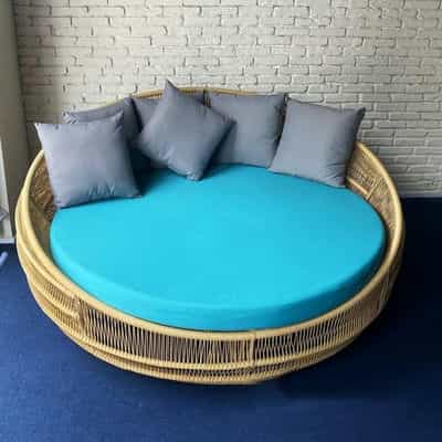 GIƯỜNG ĐÔI TRÒN KHUNG NHÔM TĨNH ĐIỆN MT 1.6M MT4A41