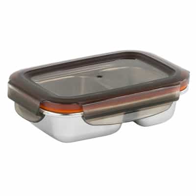 HỘP THỰC PHẨM 2 NGĂN CHỮ NHẬT CUITISAN EC4-180 INOX 304 KHÁNG KHUẨN