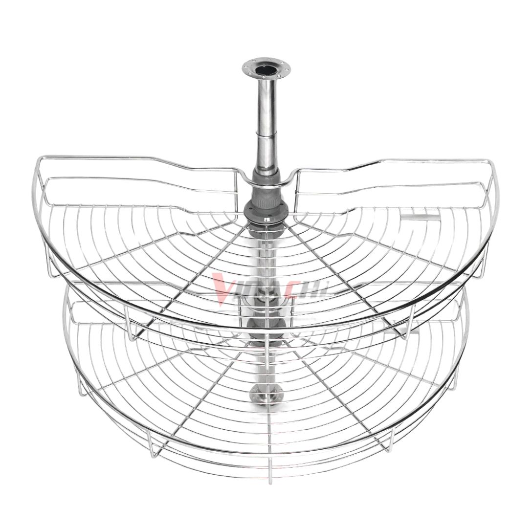 KỆ GÓC XOAY 180 ĐỘ INOX 304 DURAVAL 800MM D62948
