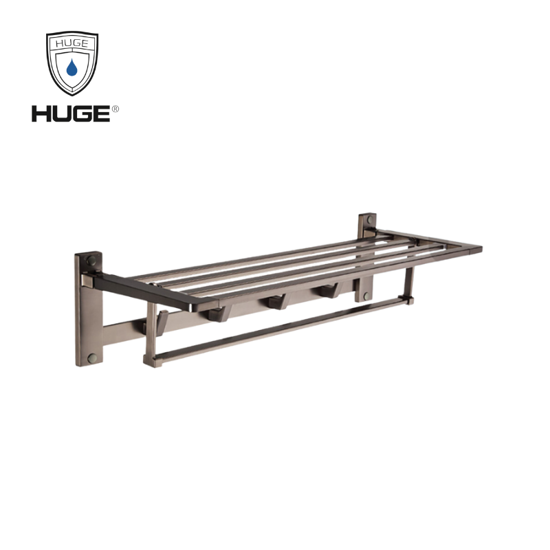 kệ khăn 2 tầng huge h-b1822m inox sus304