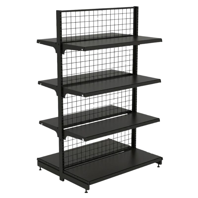 kệ siêu thị đôi 4 tầng rbs ke-4đoi-bl