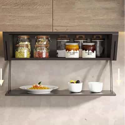 KỆ TREO NGOÀI GIA VỊ LẮP GẦM TỦ INOX GROB GU-700