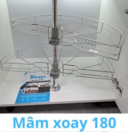 KỆ XOONG NỒI MÂM XOAY 180 INOX 304 BLUGO MX304-800