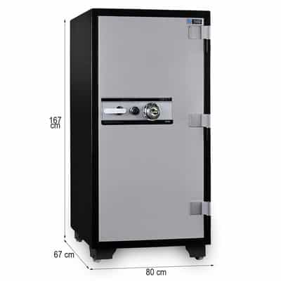 Két Sắt Thông Minh Solid SLS-167C - Hãng Solid - Model SLS-167C - Khóa cơ bền, Chống cháy 1000°C.