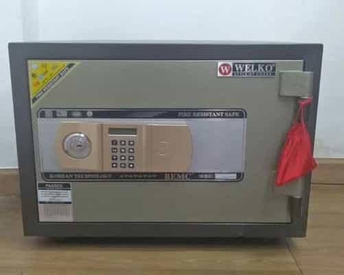 Két sắt Welko KS80 khóa điện tử vân tay chống cháy