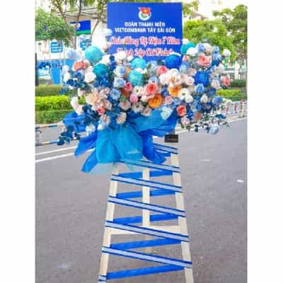 lẳng hoa chúc mừng jf jfkcm028 (freeship hcm)