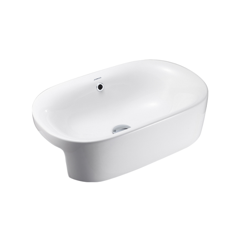 LAVABO BÁN ÂM JOMOO P12707-1/01Z-I011 MEN KHÁNG KHUẨN
