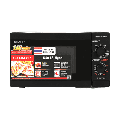 LÒ VI SÓNG SHARP 21 LÍT R-G211TV-BK (NƯỚNG)