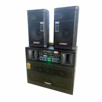 LOA KÉO DÙNG ĐIỆN GỖ 5 TẤC ĐÔI KENTECH KT-9900AC 3600W