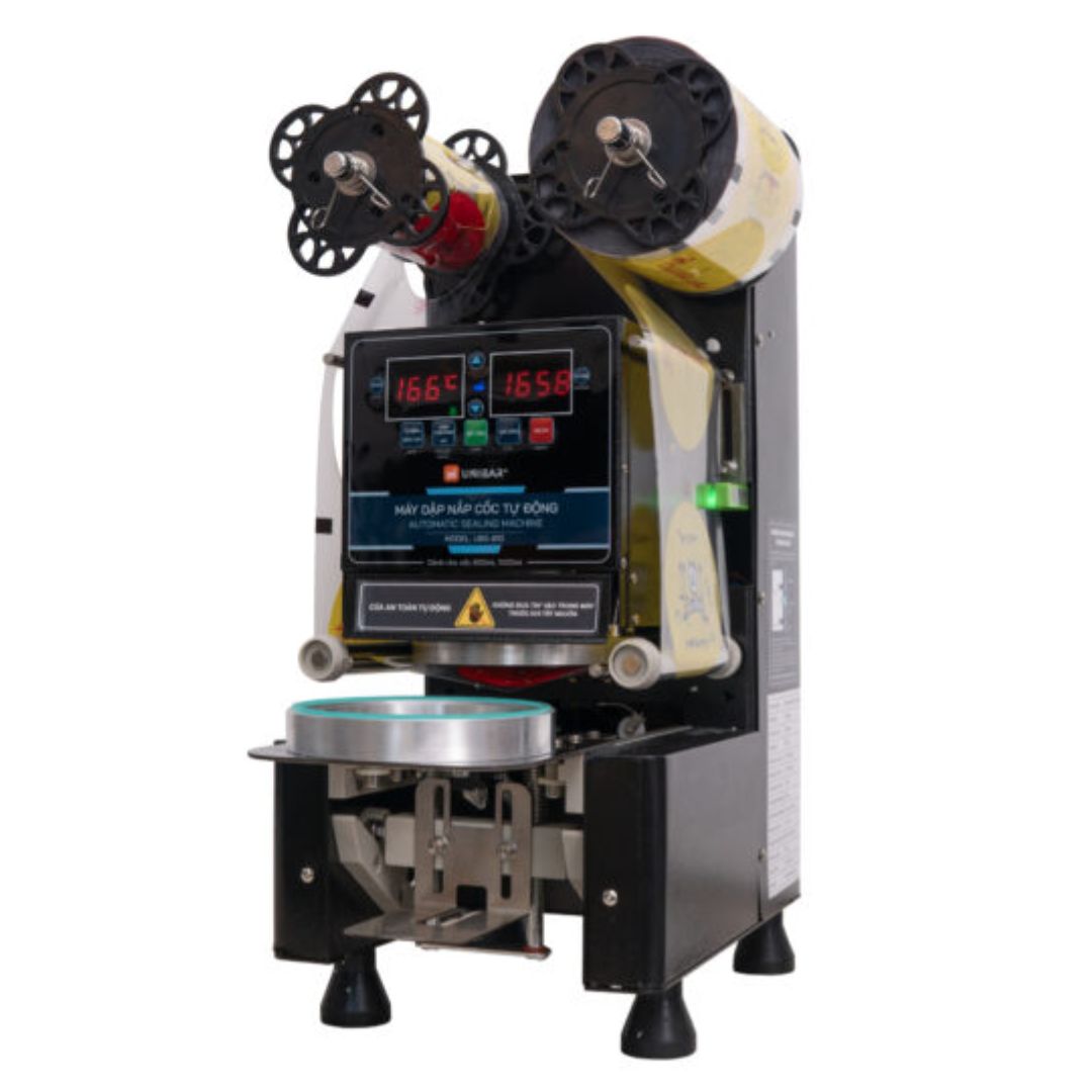 máy ép miệng ly tự động unibar ubs-810