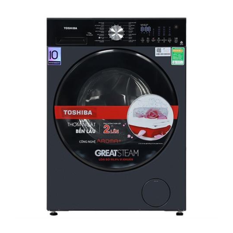 máy giặt cửa trước toshiba inverter 13 kg tw-t33b140uwv(mk)