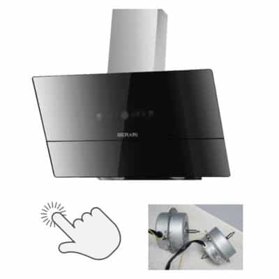 Máy hút khói khử mùi Gerari GHM.081 cảm ứng vẫy tay 1400m3/h