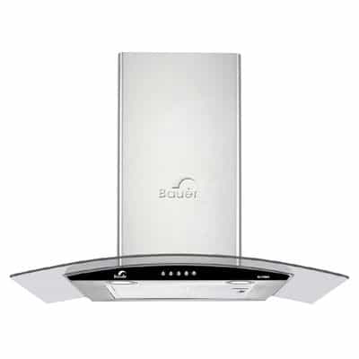 MÁY HÚT KHÓI KHỬ MÙI SMART BAUER KÍNH CONG BC70BSB
