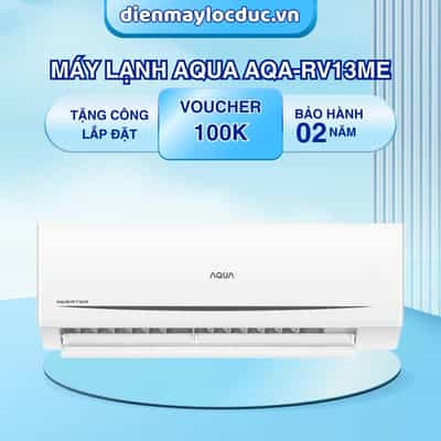 MÁY LẠNH TREO TƯỜNG INVERTER AQUA 1.5HP AQA-RV13ME (12500BTU)