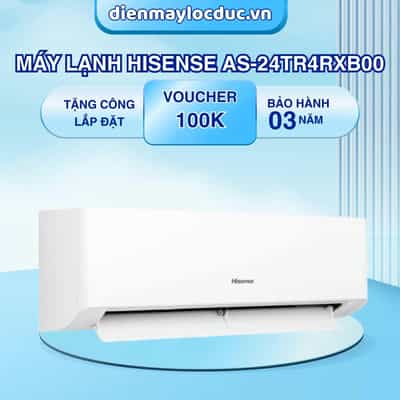 MÁY LẠNH TREO TƯỜNG INVERTER HISENSE 2.5HP AS-24TR4RXB00 (24000BTU)