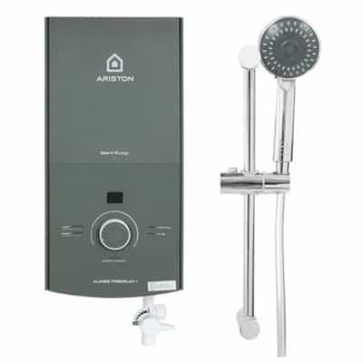 MÁY NƯỚC NÓNG TRỰC TIẾP ARISTON AURES PREMIUM+ 4.5P RS 4500W BƠM TRỢ LỰC