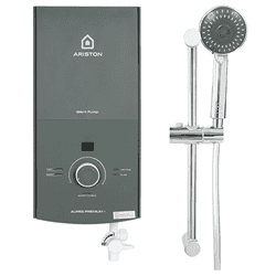 [MIỄN PHÍ LẮP ĐẶT] MÁY TẮM NÓNG TRỰC TIẾP ARISTON AURES PREMIUM PLUS 4.5 (4500W) (BỎ MẪU)