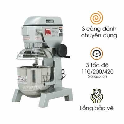 máy trộn bột,đánh kem,trứng newsun 20 lít b20f